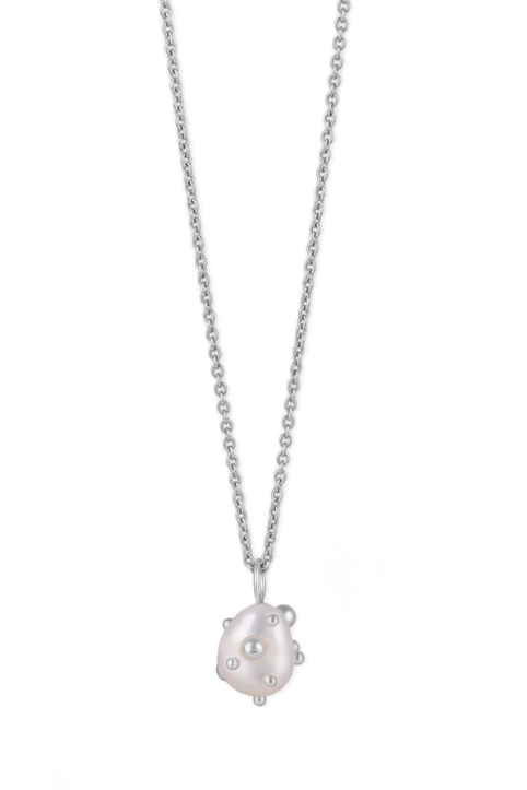 Picky Finders Store. Comet pendant on a silver chain 01. Sterling Silver. By Solarsilver.