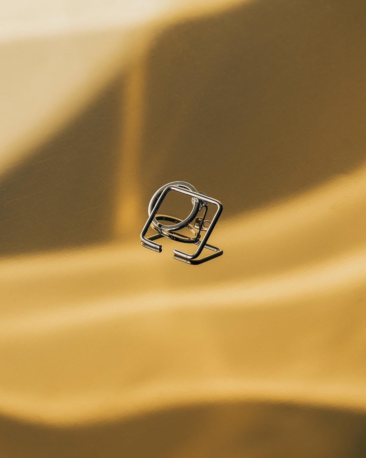 Picky Finders Store. Frame Ear Climber and a Back Circle. Sterling Silver. By Kozar 4