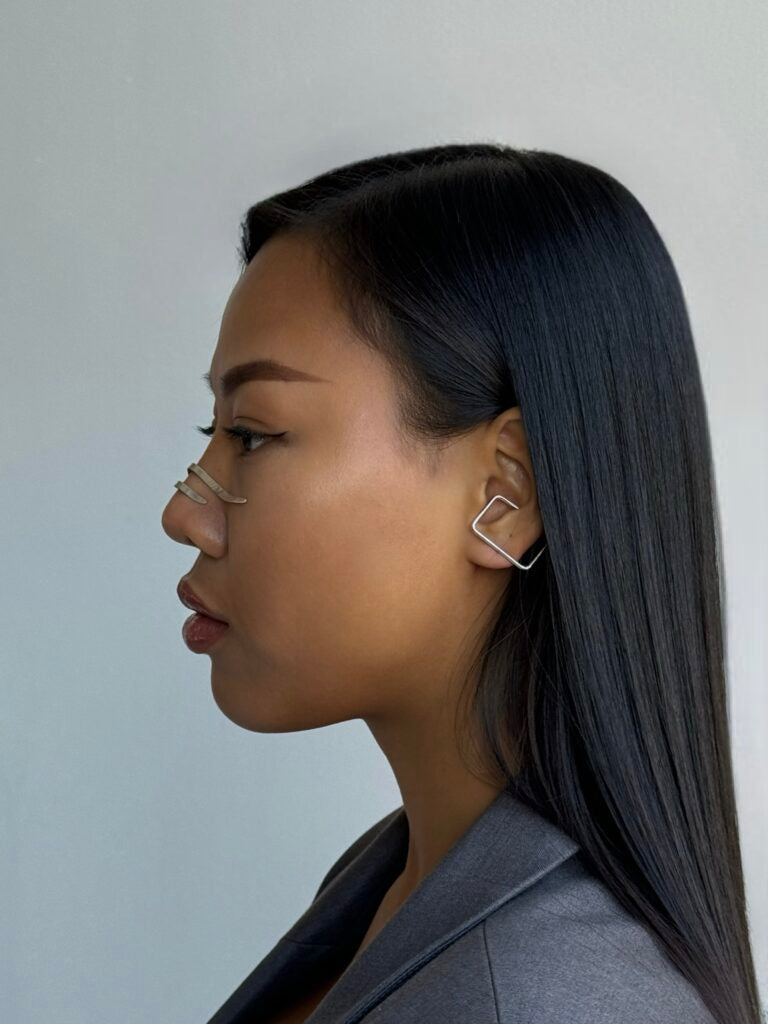 Wave Nose Cuff. Sterling silver. By Kozar. At Picky Finders store_10