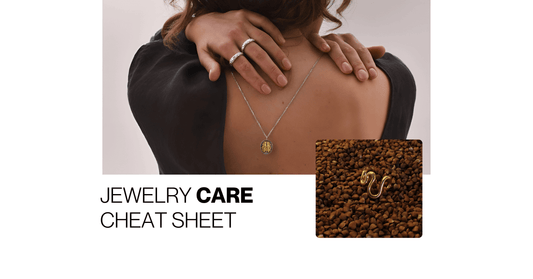 jewelry care cheat sheet