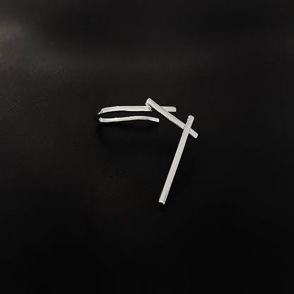 Geometry Cuff. Sterling Silver. By Kozar at Picky Finders Store_04
